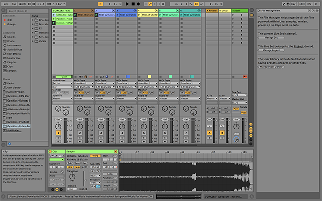 A Screenshot of Ableton