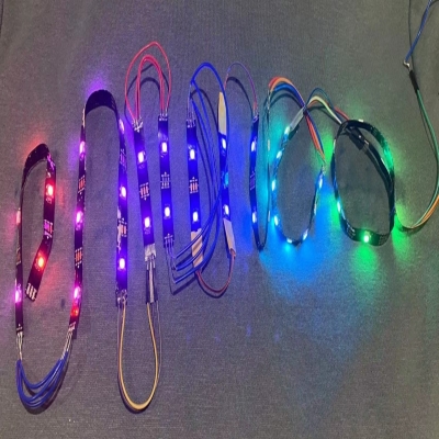 Neopixel LED strips model making